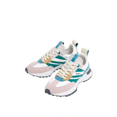 Abbildung von Pepe Jeans Lucky Mains Sneaker low, Damen, Größe: 36, Spritzer pink Schuhe