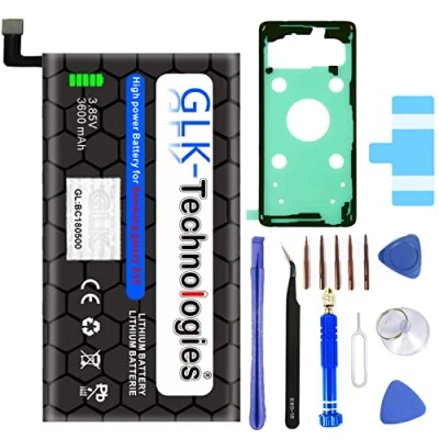 Abbildung von High Power Ersatzakku kompatibel mit Samsung Galaxy S10 G973F EB BG973ABU Original GLK Technologies Battery accu 3600 mAh Akku inkl. Profi Werkzeug Set Kit