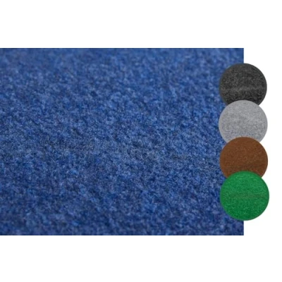Abbildung von andiamo Kunstrasenteppich Field mit Noppen Kunstrasen Outdoor zur Verwendung als Balkon Bodenbelag oder Teppich witterungsbeständig und zuschneidbar 400 x 300 cm Blau