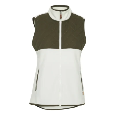 Abbildung von Oxmo Malina Weste, Damen, Größe: Large, Off white