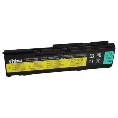 Abbildung von vhbw 1x Akku kompatibel mit IBM Lenovo ThinkPad X300 6476, 6477, 6478, X301 Notebook (3600 mAh, 10,8 V, Li Ion)