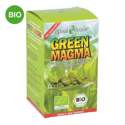 Abbildung von Green Magma Gerstengrasextrakt Tabletten