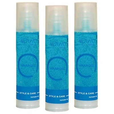 Abbildung von Haargel normaler Halt für Männer und Frauen (3er Pack 3x 200ml) Styling Gel das tägliche Haarstyling Hair zum stylen formen der Haare