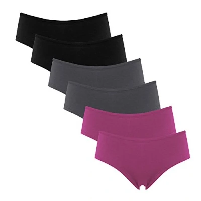 Abbildung von Fabio Farini Hipster Damen Panties klassische Frauen Unterhosen aus Baumwolle (Packung, 6 St) im sportlichen Panty Style