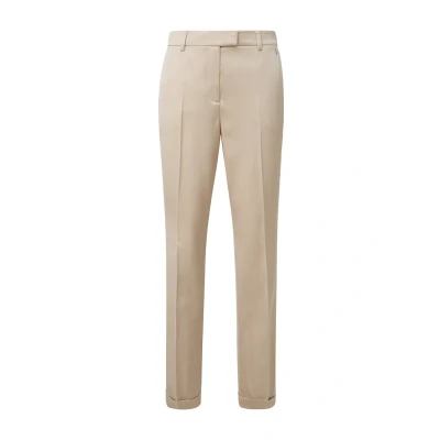 Abbildung von comma Regular MIT Geradem Stoffhose, Damen, Größe: 38x32, Beige