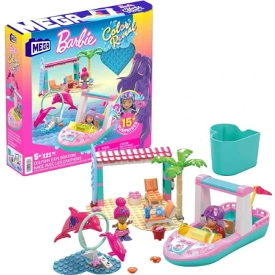 Abbildung von Mega Barbie Color Reveal Spielset Delfinexpedition