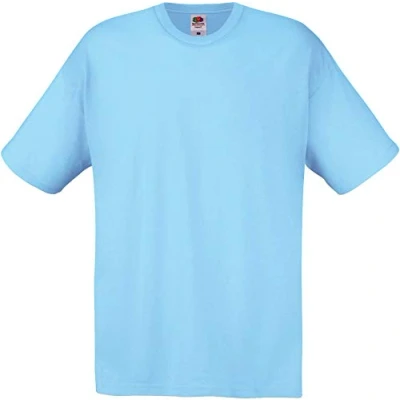 Abbildung von Fruit of the Loom Herren Ss022m T Shirt, Blue (Sky Blue), L EU