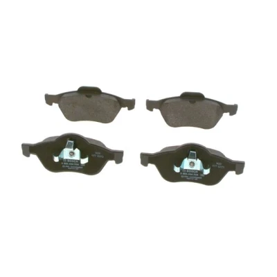 Abbildung von BOSCH 0 986 494 034 Bremsbelagsatz Low Metallic mit Kolbenclip, Anti Quietsch Blech RENAULT: Wind, LAGUNA 3 Grandtour,