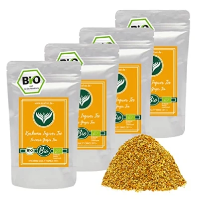 Abbildung von Azafran BIO Kurkuma Ingwer Tee Gewürztee lose Kurkumatee mit getrocknet 1kg