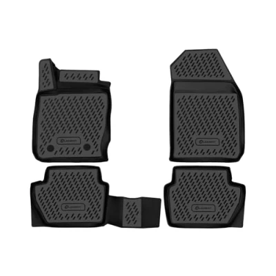 Abbildung von LEMENT Auto Fußmatten Passgenaue 3D für FORD Fiesta, Mk6 VI, 2008 2019, 4 tlg., Fiesta 6 PkW, Passform