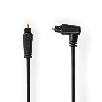 Abbildung von NEDIS Optisches Audiokabel Toslink Stecker Drehbar 2.00 m Rund PVC Schwarz Umschlag