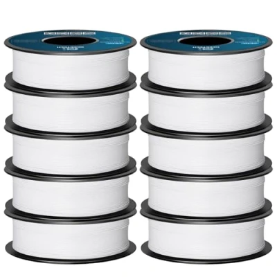 Abbildung von GEEETECH PETG Filament Weiß, 10x1kg Spule für 3d Drucker