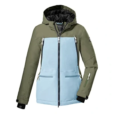 Abbildung von Killtec Mädchen Ksw 175 Grls Jckt Skijacke Funktionsjacke mit Kapuze und Schneefang, Hellblau, 164 EU