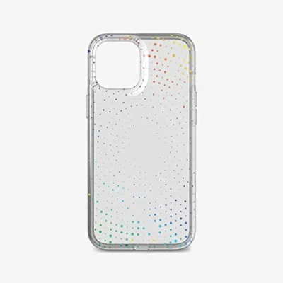Abbildung von tech21 Evo Sparkle Radiant für Apple iPhone 12 Pro Max 5G hygienisch saubere bakterielle Keimbekämpfung Handyhülle mit 3 Meter Fallschutz