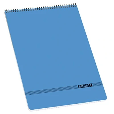 Abbildung von Enri 100302798 Pack von 10 Haftnotizen Spiral Paperback, blau
