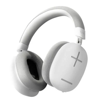 Abbildung von T&#039;nB Bounce Max Neuer, komfortabler, runder Kopfhörer mit Bluetooth, Stereo Sound integriertem Mikrofon und bis zu 50 Stunden Batterielebensdauer Weiß