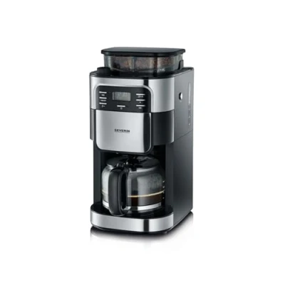 Abbildung von Severin Kaffeemaschine mit Mahlwerk KA 4810, Glaskanne, bis 10 Tassen, 1000 Watt