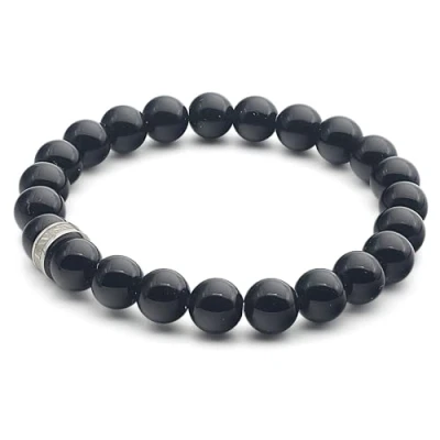 Abbildung von LAVISA Armband Echte Edelstein Perlen, Kristalle, Heilsteine, Onesize, Edelsteine, Rostfreies Edelstahl, Wasserfest