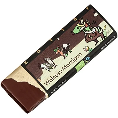 Abbildung von Zotter Bio Walnuss Marzipan Schokolade 70 gr