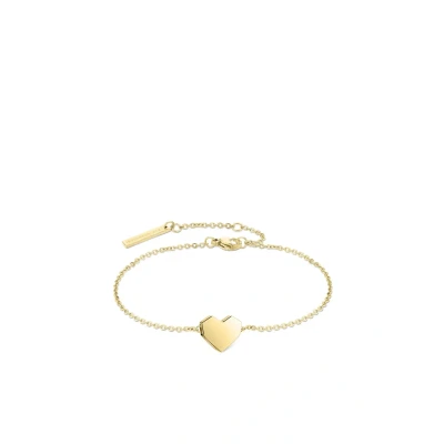 Abbildung von Liebeskind Berlin Armband mit Herz Anhänger LJ 1479 B 21 IP Gold