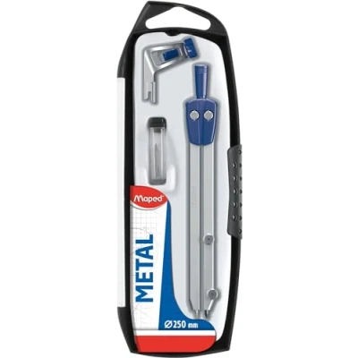 Abbildung von Maped M197512 Zirkelkasten Start, 3 teilig, grau