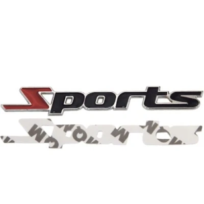 Abbildung von phil trade 3D Metall Chrom Sports Tuning Sport Aufkleber Emblem Logo Schriftzug Neu
