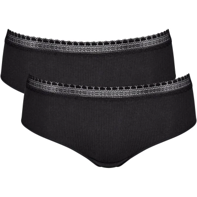 Abbildung von sloggi Slip GO Ribbed R Hipster C2P (2er Pack) Rippstruktur