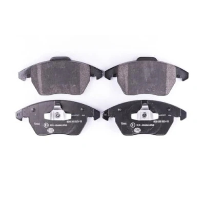 Abbildung von HELLA 8DB 355 023 151 Bremsbelagsatz nicht für Verschleißwarnanzeiger vorbereitet SEAT: Ibiza 4 Schrägheck, Sportcoupe, ST