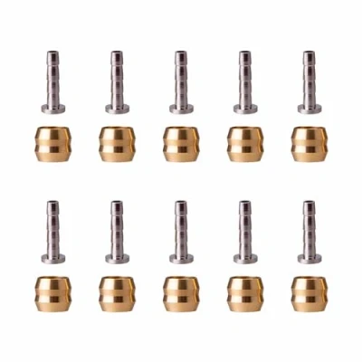 Abbildung von Scheibenbremse Olive Einsatz, Steckereinsatz,Hydraulische Scheibenbremsschlauch, Fahrradschlauch Oliveneinsatz für BH90 Mountainbike, 10 Set.