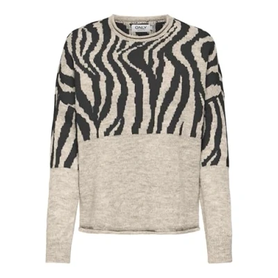 Abbildung von ONLY Rundhalspullover ONLJADE ZEBRA LS O NECK CC KNT