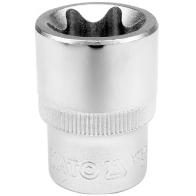 Abbildung von YATO YT 05228 Steckschlüsseleinsatz Torx DIN2124 E24 Chrom Vanadium Stahl