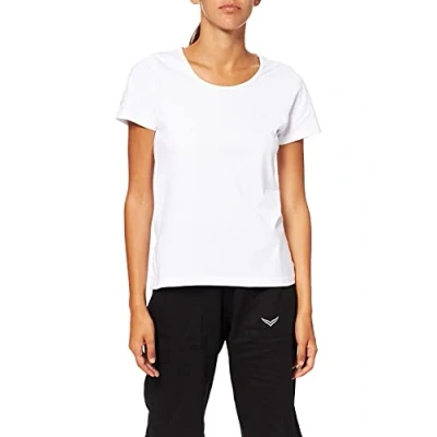 Abbildung von Trigema Damen Biobaumwolle 539201 T Shirt, Weiß, XXXL