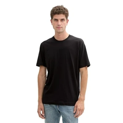 Abbildung von TOM Tailor IM Doppelpack Tshirt basic, Herren, Größe: Small, Black