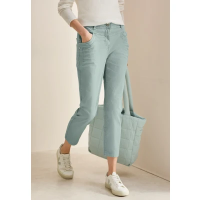 Abbildung von Cecil IM Casual FIT Stoffhose, Damen, Größe: 28x26, Grün