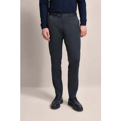 Abbildung von bugatti Buntfalten MIT Stretchfunktion Chino, Herren, Größe: 52, Marine
