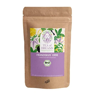 Abbildung von Basentee Bio &quot;Franziskus&#039; Erbe&quot; mit selektierten Beeren und Kräutern loser Tee 150g