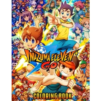 Abbildung von Inazuma Eleven GO Coloring Book: for adults and kids, The best +50 high quality Illustrations of your favorite soccer anime.