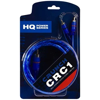 Abbildung von Crunch CRC1 Stereo Cinchkabel mit Remoteleitung 1m / 100cm