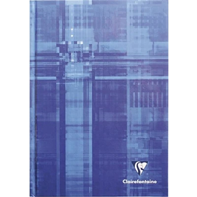 Abbildung von 5 x Clairefontaine Kladde A5 90g/qm kariert blauer Einband