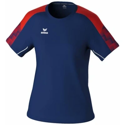 Abbildung von Erima Damen EVO Star leichtes T Shirt (1082415), new navy/rot, 44