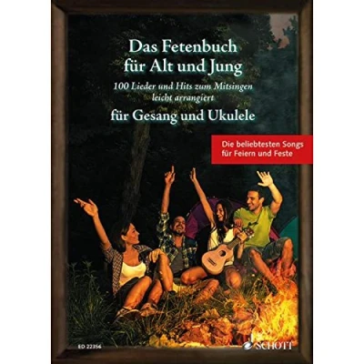 Abbildung von Das Fetenbuch für Alt und Jung: 100 Lieder Hits zum Mitsingen, leicht arrangiert Gesang Ukulele. Liederbuch. (Liederbücher Jung)