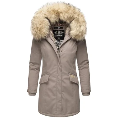 Abbildung von Navahoo Cristal Wintermantel, Damen, Größe: Large, Zinc grey