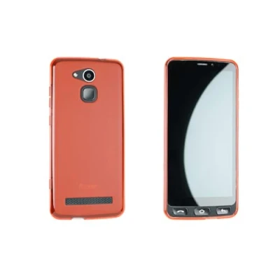 Abbildung von caseroxx Schutz Hülle TPU kompatibel mit Funker E500I Smart Easy, Gummi Handy Tasche rot