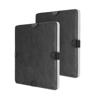 Abbildung von 2 Packung DKF 12 1 Dunstabzugshaube Filter passgenauer für Miele bzw. 6228731. Aktivkohlefilter DA269 4 / DA279 DA390 DA420 28996265D (2 pack）