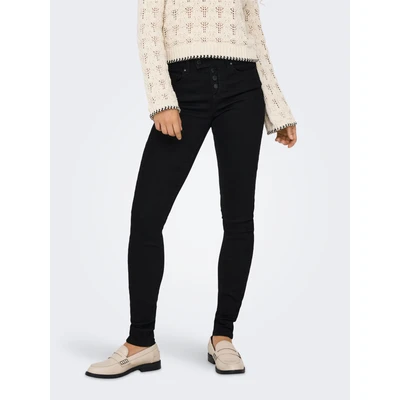 Abbildung von ONLY Skinny fit Jeans &quot;ONLWAUW MID WAIST SK VIS BUT DNM&quot;