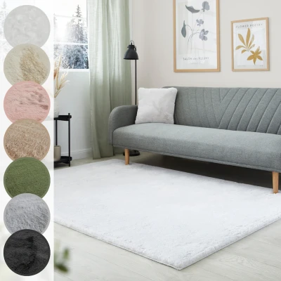 Abbildung von LUXOR living Fellteppich &quot;Novara&quot;, rechteckig, Kunstfell, Kaninchenfell Haptik, besonders weicher Hochflor