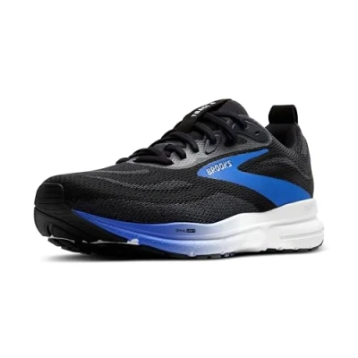 Abbildung von Brooks Trace 4 Laufschuh Straße, Herren, Größe: 42.5, Black white Schuhe