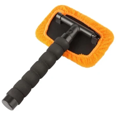 Abbildung von Walser Scheibenreiniger inkl. Sprühflasche, Windschutzscheibenreiniger Auto, Autoscheibenreiniger teleskopierbar 26 42 cm orange