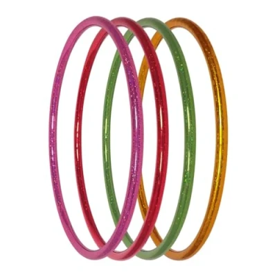 Abbildung von Hoopomania Hula Hoop Reifen Kinder Hoop, Sternen Farben, Pink Ø80cm