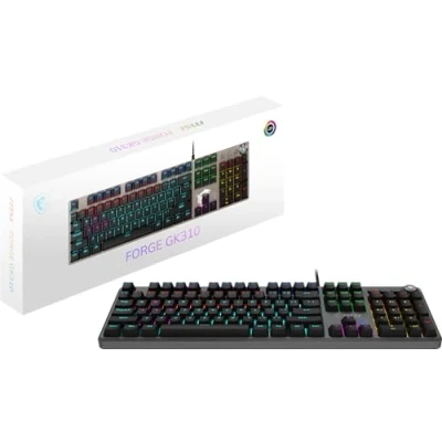 Abbildung von MSI FORGE GK 310 RED Gaming Keyboard, verkabelt Tastatur